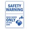 Signmission OSHA Notice Sign, Safety Warning, 10in X 7in Rigid Plastic, 7" W, 10" L, Safety Warning OS-NS-P-710-25579 - alternate 1